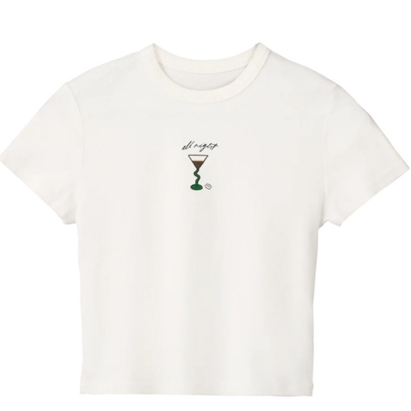chamberlain coffee X 818 Tequila’s espresso martini baby tee by Kendall Jenner - Picture 1 of 8